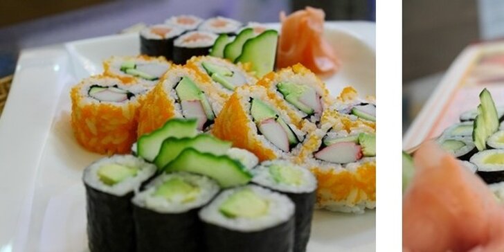 Bohaté sushi menu s 20 nebo 25 kousky sushi, polévkami či dezerty PRO DVA. Ochutnejte něco nového v restauraci Asia House.
