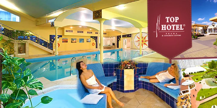 Romantický pobyt pro dva v TOP HOTELu Praha **** s neomezeným vstupem do wellness centra