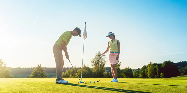 Intenzívny golfový kurz na získanie Zelenej Karty v Hrubej Borši pod vedením majstra Slovenska Petra Wiegera