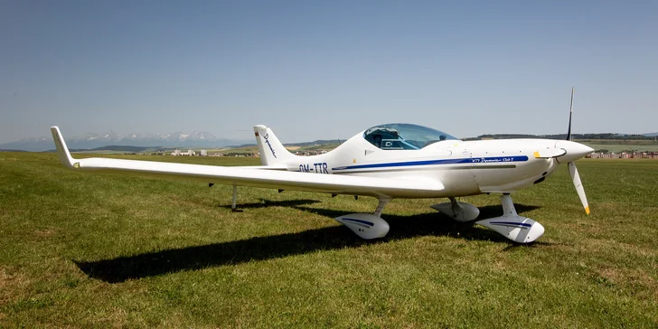 Preleťte sa ponad Spiš a Tatry lietadlom AEROSPOOL WT9 DYNAMIC aj s možnosťou pilotovania