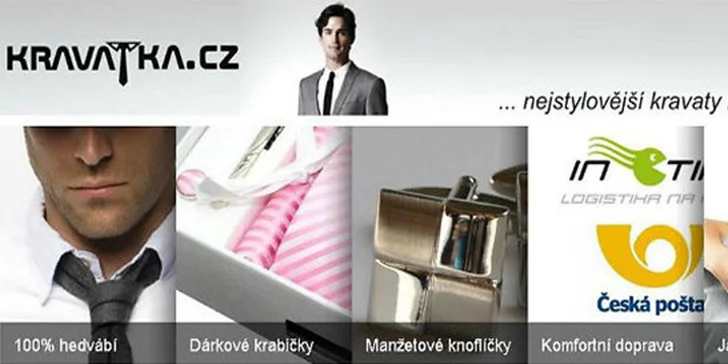 Stylové SLIM kravaty