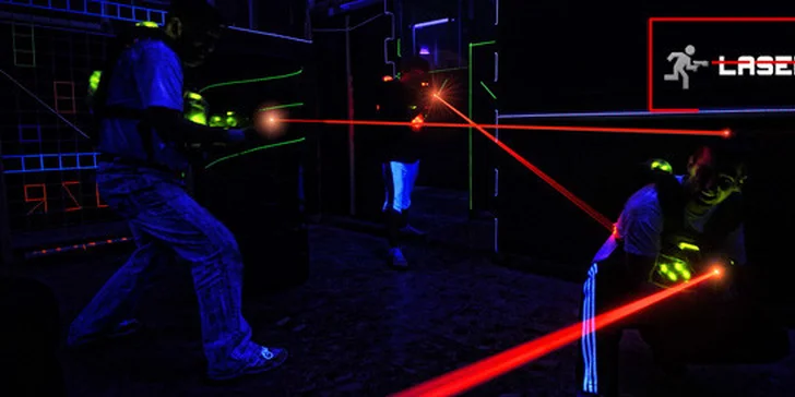 15 minut adrenalinové Laser game pro 1 osobu