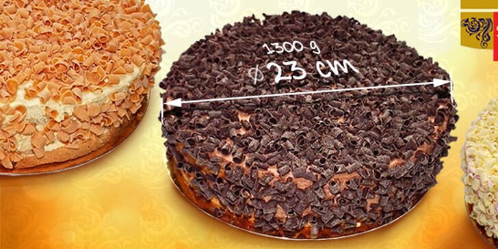 249 Kč za vynikající dort z cukrárny Senecio. Na výběr čokoládový, karamelový nebo ovocný dort. Sladká symfonie se slevou 44 %.