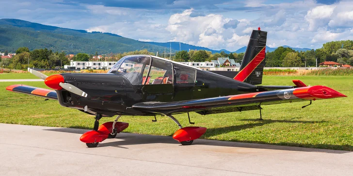 Zážitkový let na československom lietadle Zlín Z-43 pre 1 až 3 osoby