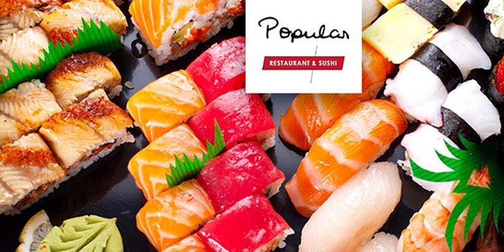 Domácí pasta, sushi a další speciality v Cafe Popular