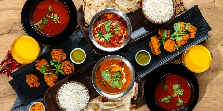 Indické 4-chodové degustačné menu pre dvoch