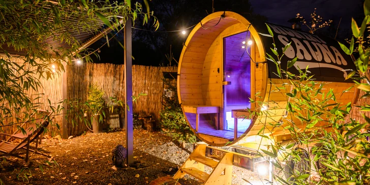 Dokonalý relax vo fínskej barelovej saune pre 1 až 5 osôb