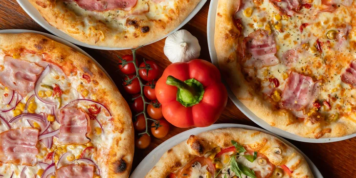 Lahodná pizza podľa vlastného výberu, na výber zo 17 druhov
