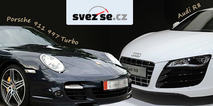 Řízení či spolujízda v Porsche 911 Turbo či Audi R8