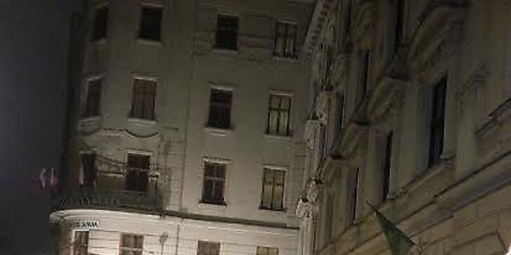 Romantický večer ve stylu Hotelu Slavia pro dva