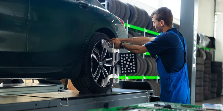 Geometria kolies s diagnostikou a nastavením prednej nápravy