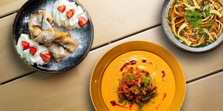 Trojchodová večera pre 2 osoby v Mestečko pub