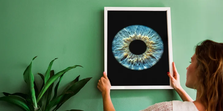 Unikátna umelecká fotografia dúhoviek vašich očí spod Tatier