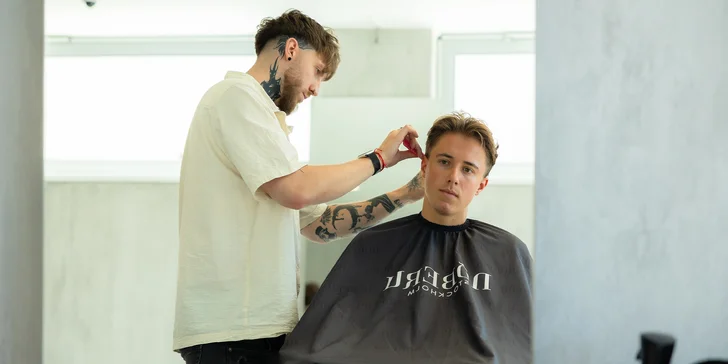 Pánsky strih alebo KOMBO balíček s úpravou brady v novučičkom bratislavskom barbershope