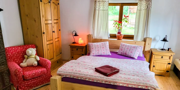 Čarovná chalupa na Hriňovských lazoch s polpenziou