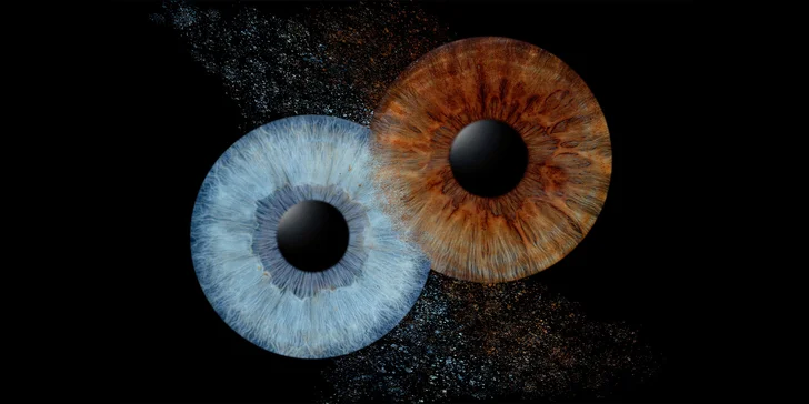 Unikátne fotenie očnej dúhovky pre jednotlivca, pár aj rodinu