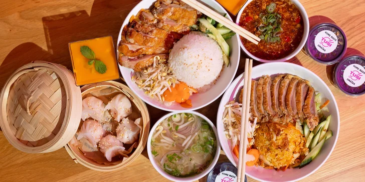 Štvorchodové menu pre dvoch v modernom vietnamskom bistre TUSI