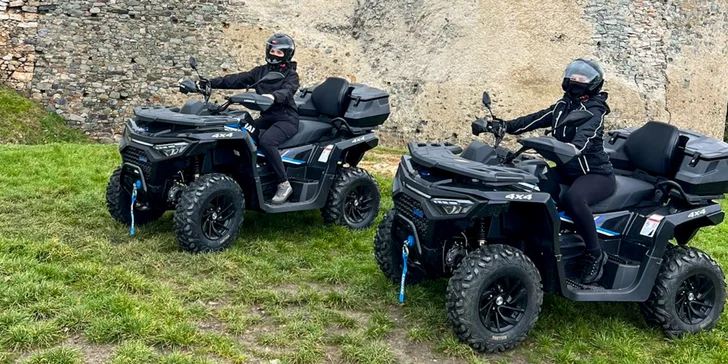 Deň v sedle štvorkolky – vyrazte sami alebo vo štvorici na štvorkolkách Linhai Landforce 550 L