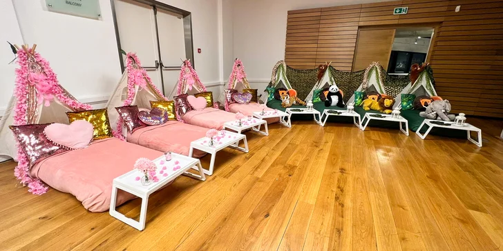 TeePee stan aj filmové plátno na párty či detskú oslavu