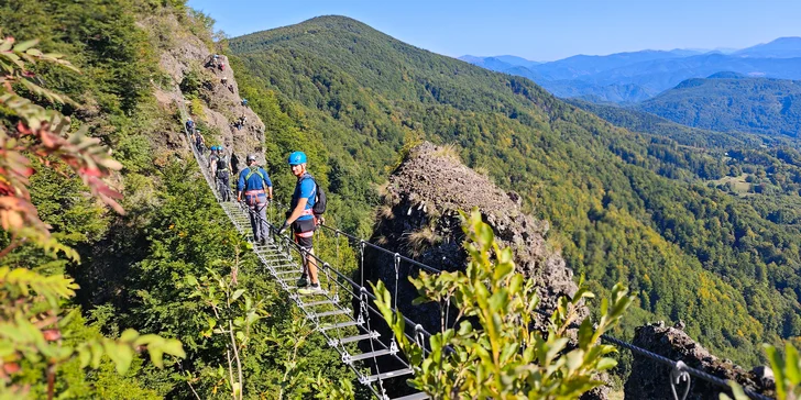 Skalka pri Kremnici: Skupinový ferratový kurz s certifikovaným inštruktorom