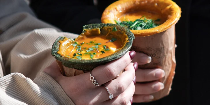 Soupculture Košice – polievka podľa výberu podávaná v jedlom chlebovom poháriku