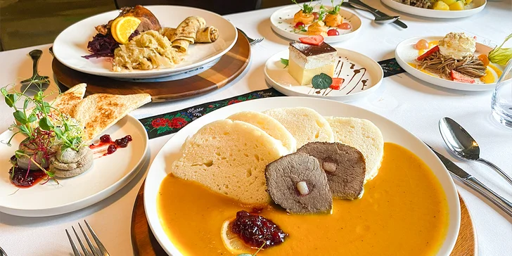 Trojchodová večera s prípitkom pre 2 osoby v historickej reštaurácii Leberfinger na pravom brehu Dunaja