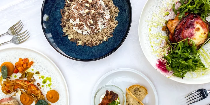 Romantika pri Dunaji: 4-chodová večera pre 2 osoby