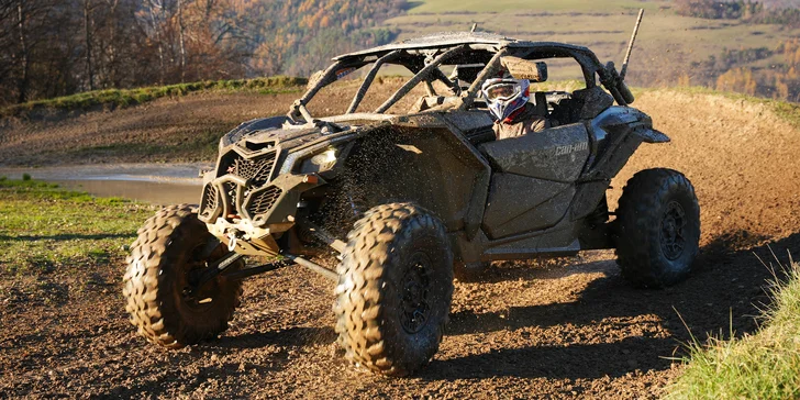 Jazda v bugine CAN-AM MAVERICK ako vodič alebo spolujazdec