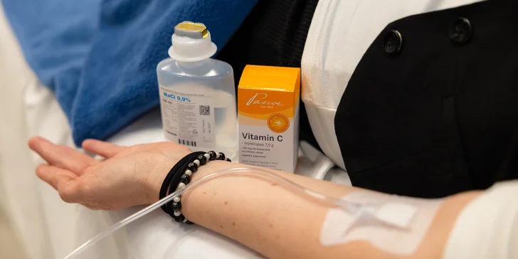 Vitamínová bomba v podobe infúznej terapie vitamínom C