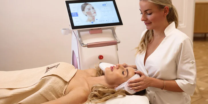Kozmetické ošetrenia: Luxury čistenie, Aquafacial, Carboxy aj kombinácie