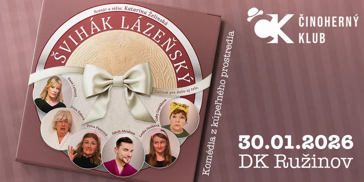 Divadelné predstavenie ŠVIHÁK LÁZEŇSKÝ v DK Ružinov (30. 1. 2026)