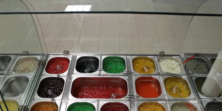 0,7 l oblíbeného nápoje Bubble Tea s sebou