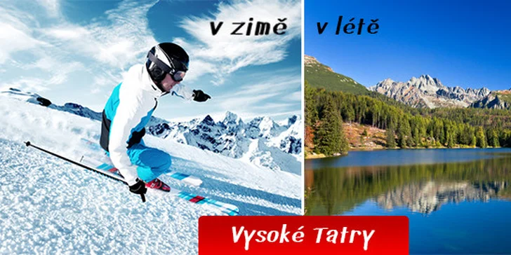 6 dní s polopenzí pro dva ve Vysokých Tatrách