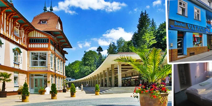 Pobyt v hotelu Vltava Luhačovice pro 2 osoby na 2 noci
