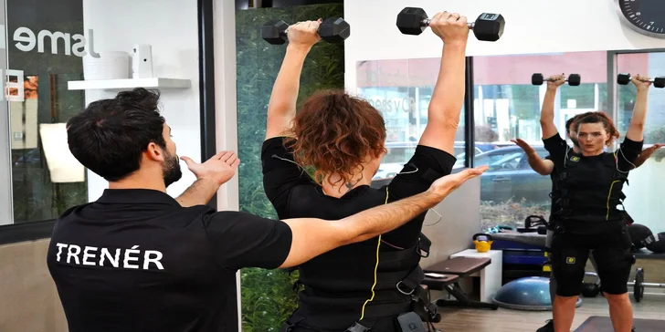 Návrat do formy: EMS trénink s osobním trenérem, 20 minut nebo permanentka