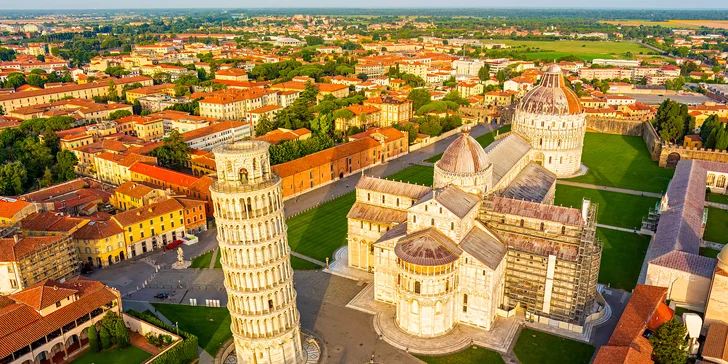 Perly Toskánska: zájezd vč. letu, ubytování, zapůjčení auta a průvodce v aplikaci
