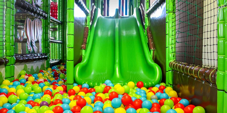 1-10 celodenních vstupů do herny pro děti ve věku 0–15 let a dospělí zdarma