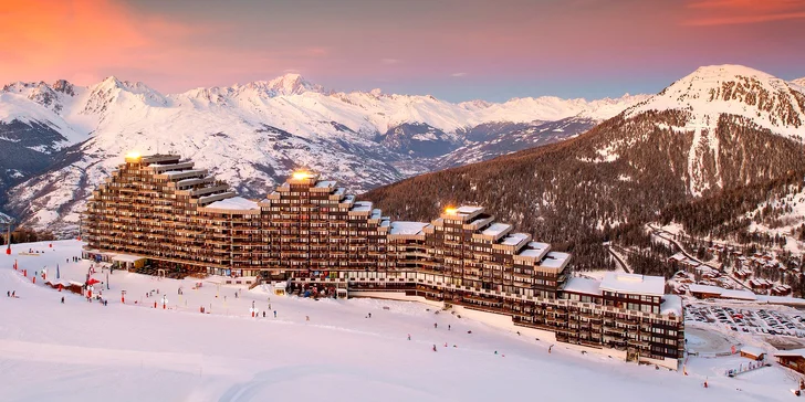 Lyžařský zájezd do francouzských Alp: region La Plagne, 7 nocí v apartmánu, autobusová doprava