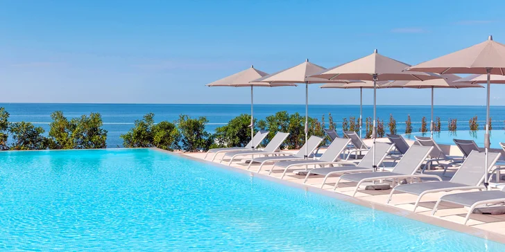4* dovolenka v Rovinji: apartmány v rezorte priamo pri mori a neobmedzený wellness