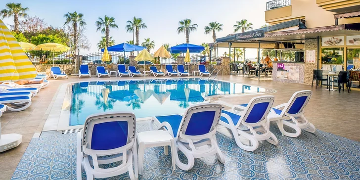 Turecká riviéra: 4* hotel Kleopatra Royal Palm, all inclusive, bazény, animace i let