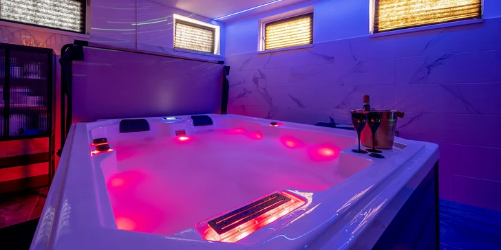 Privátní wellness: 150 minut relaxace pro dva, možnost láhve prosecca