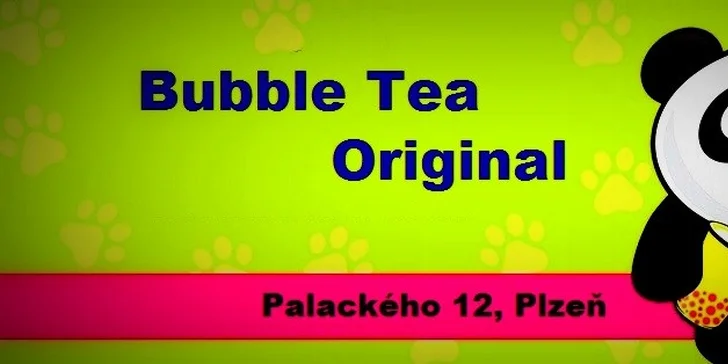 Bubble tea v historickém centru Plzně