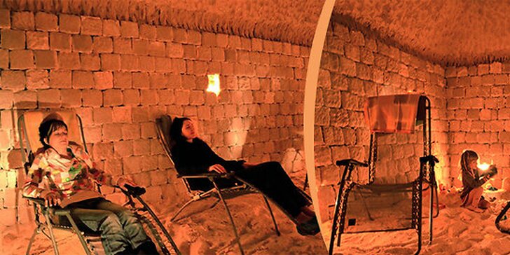 45minutová relaxace v Solné jeskyni v Turnově