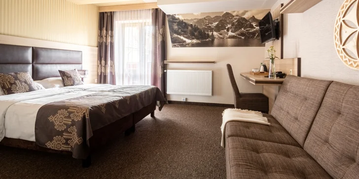 Prežite so svojou polovičkou dokonalý pobyt v Hoteli Zakopane Wellness & SPA***.