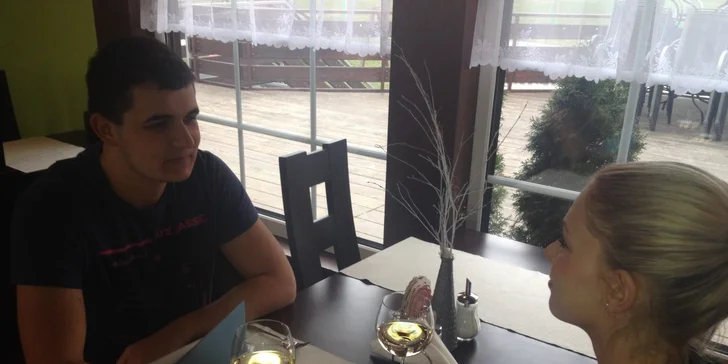 3chodové valentýnské menu v Lešné pro dva