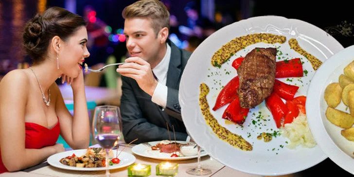 3chodové valentýnské menu v Lešné pro dva