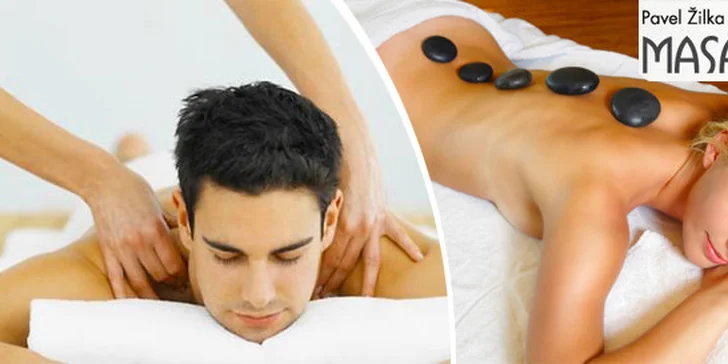 Masáž podle výběru z 10 druhů: 75 nebo 90 min. odpočinku