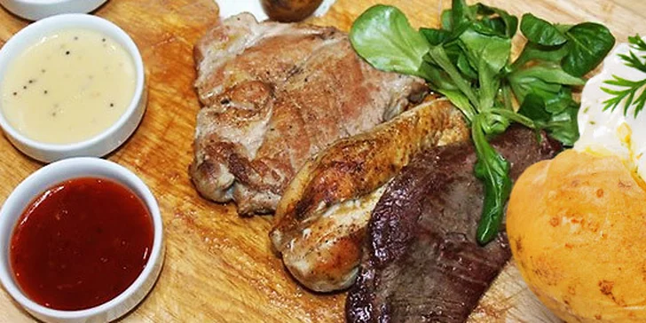700g masová hostina tří chutí U Bílého beránka