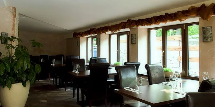 Degustační menu o 5 chodech i s přenocováním