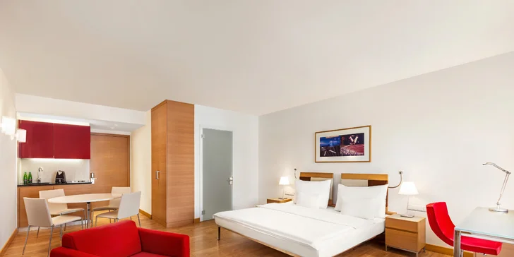 Ak si chcete dopriať viac priestoru, zvoľte Apartmán Deluxe.